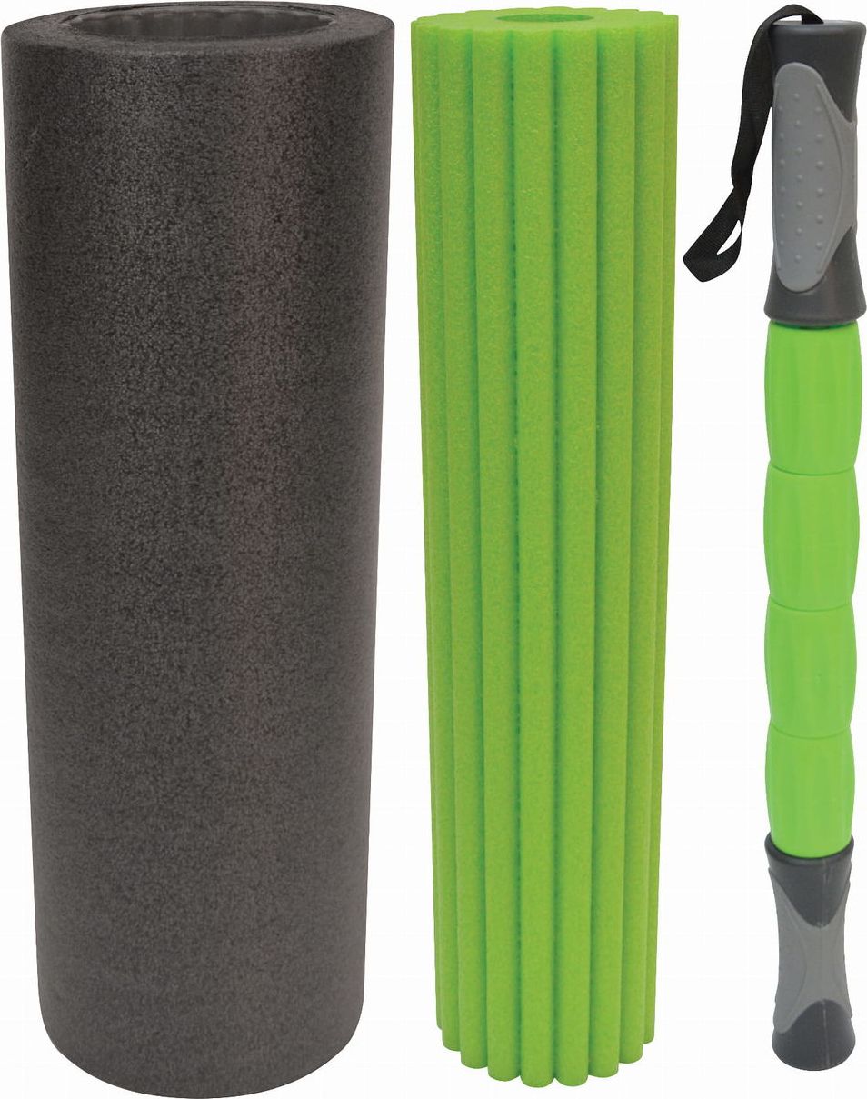 Schildkrot Wałki do masażu 3w1 szaro-zielony