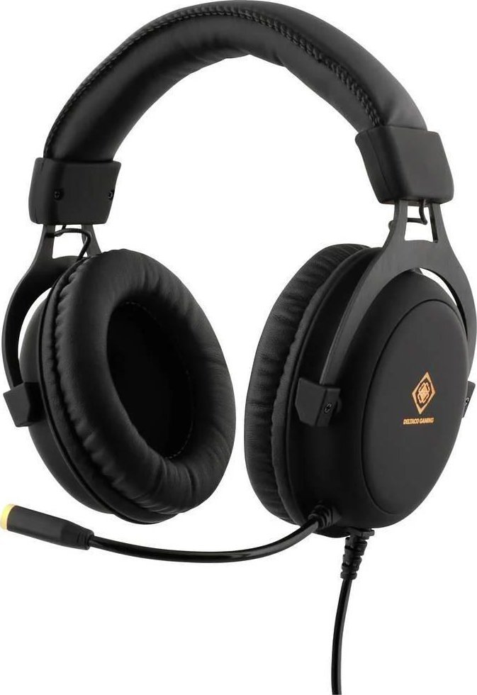 Słuchawki Deltaco Czarne (GAM-030)