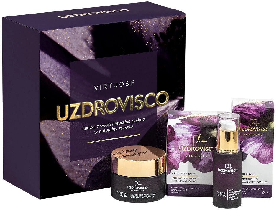 UZDROVISCO Virtuose zestaw krem multi-regenerujący 50ml + krem minimalizujący zmarszczki wokół oczu i ust 30ml