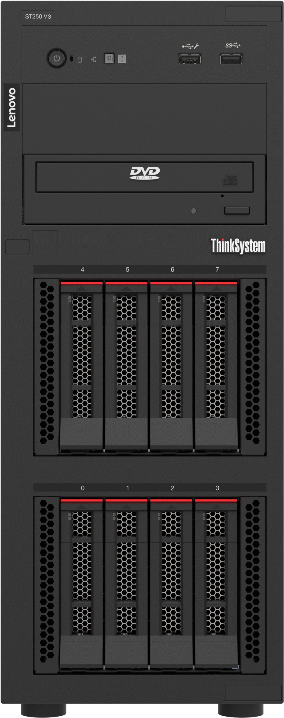 Lenovo ThinkSystem ST250 V3 serwer Tower Intel® Xeon® 6353P 2,7 GHz 16 GB DDR5-SDRAM 800 W