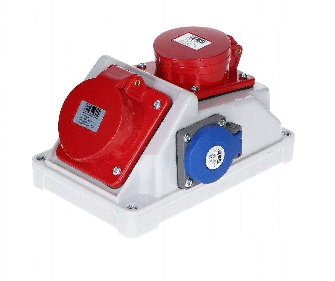 ELS Elektrotechnika Rozdzielnica COMBO PLUS 32/5 16/5 1x230V IP44