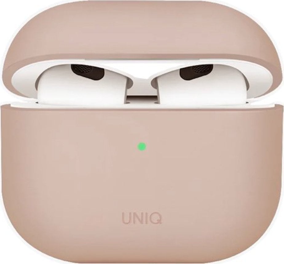 UNIQ Lino - etui silikonowe do AirPods 4 różowe - Gwarancja bezpieczeństwa. Proste raty. Bezpłatna wysyłka od 170 zł.