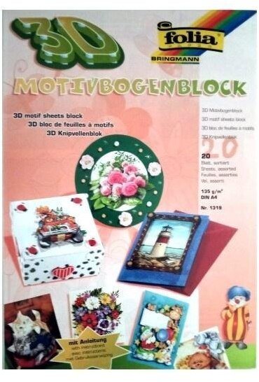 Penword Blok 3D 20 arkuszy z wzorami