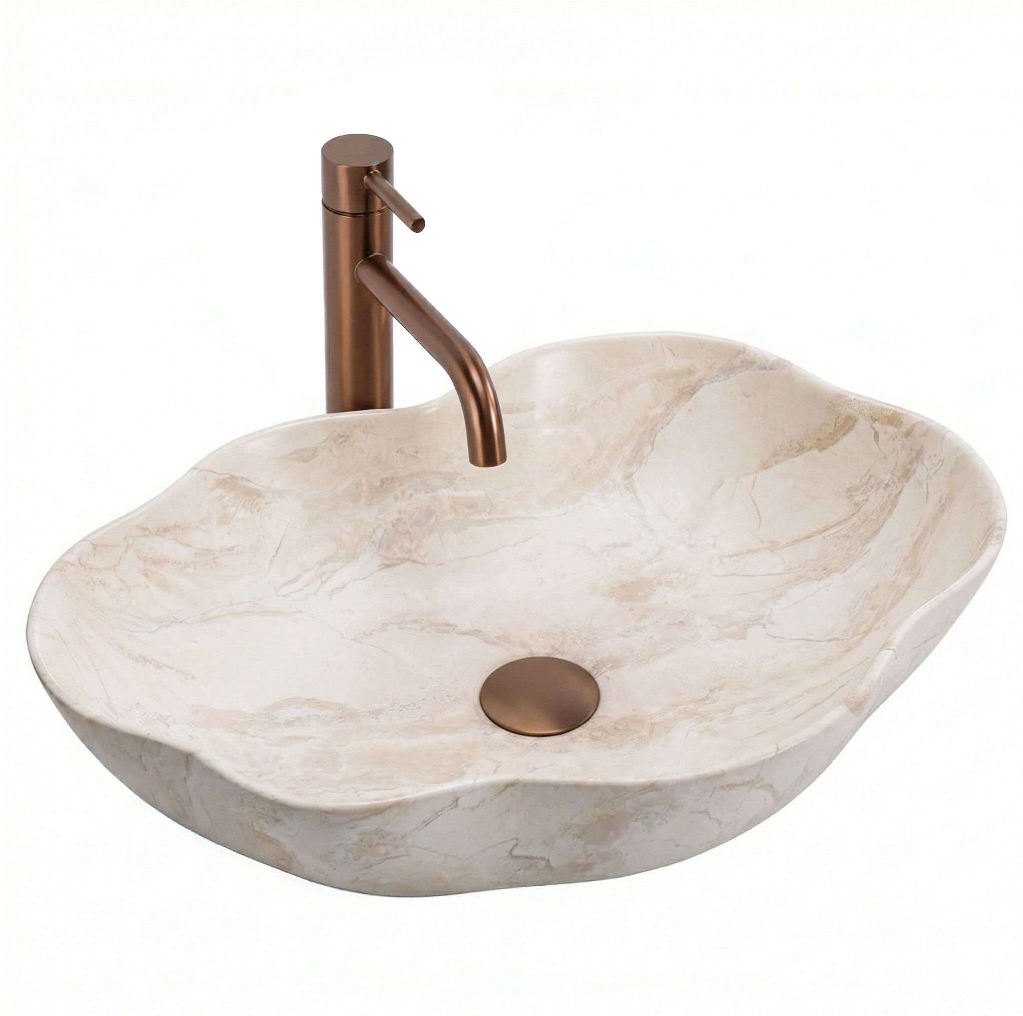 Umywalka nablatowa Rea Pearl Kallisto