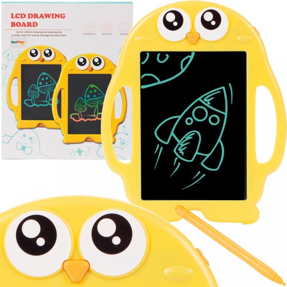 NoboKids Znikopis Tablet Graficzny do Rysowania Pingwinek LCD 8,5"