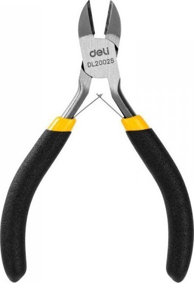Deli Szczypce tnące boczne Deli Tools EDL20025, 5" (żółte)