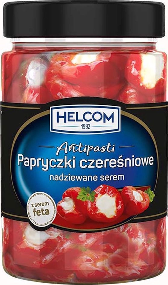 Helcom Helcom Antipasti Papryczki czereśniowe nadziewane serem 327 ml