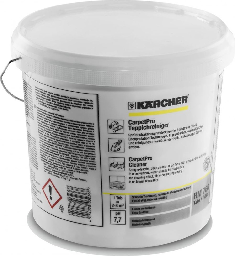 Karcher do czyszczenia dywanów 200 tabletek (RM 760l) 6.295-851.0