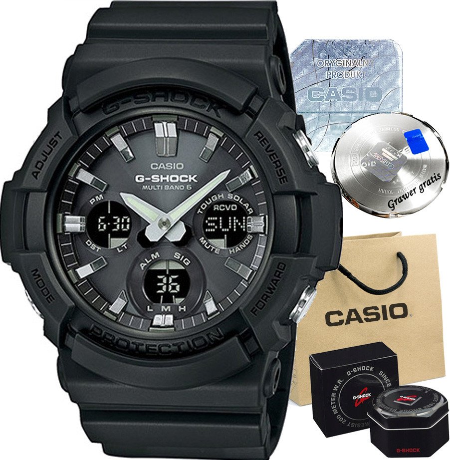 Zegarek męski Casio G-SHOCK LUCAS solar sterowanie radiowe + GRAWER