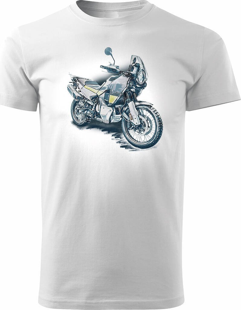 Topslang Koszulka z motocyklem na motor Husqvarna Norden 901 męska czarna REGULAR XXL