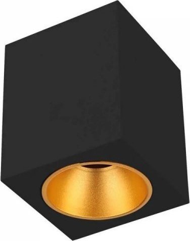 Lampa sufitowa V-TAC Oprawa V-TAC GU10 Kwadratowa Natynkowa Czarna+Złoty 100x100x120cm VT-979 3 Lata Gwarancji