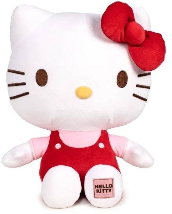Hello Kitty. Plusz z naszywką 20cm czerwony
