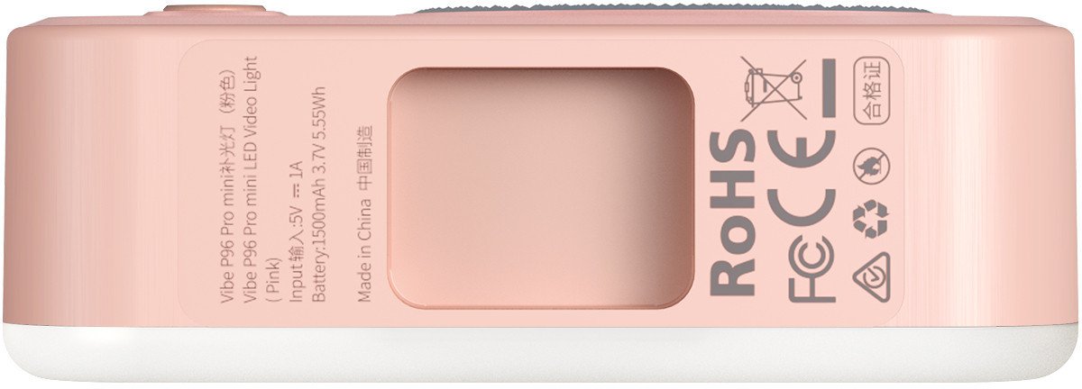 Smallrig 4786 Lampa LED Smallrig mini Video Light Vibe P96 Pro Różowa