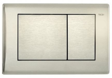 Przycisk spłukujący Tece Planus do WC stal szczotkowana (9.240.320)