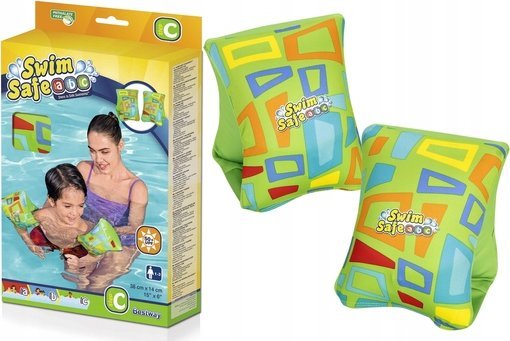 Bestway Rękawki Do Pływania Zielone S/M Bestway 32182