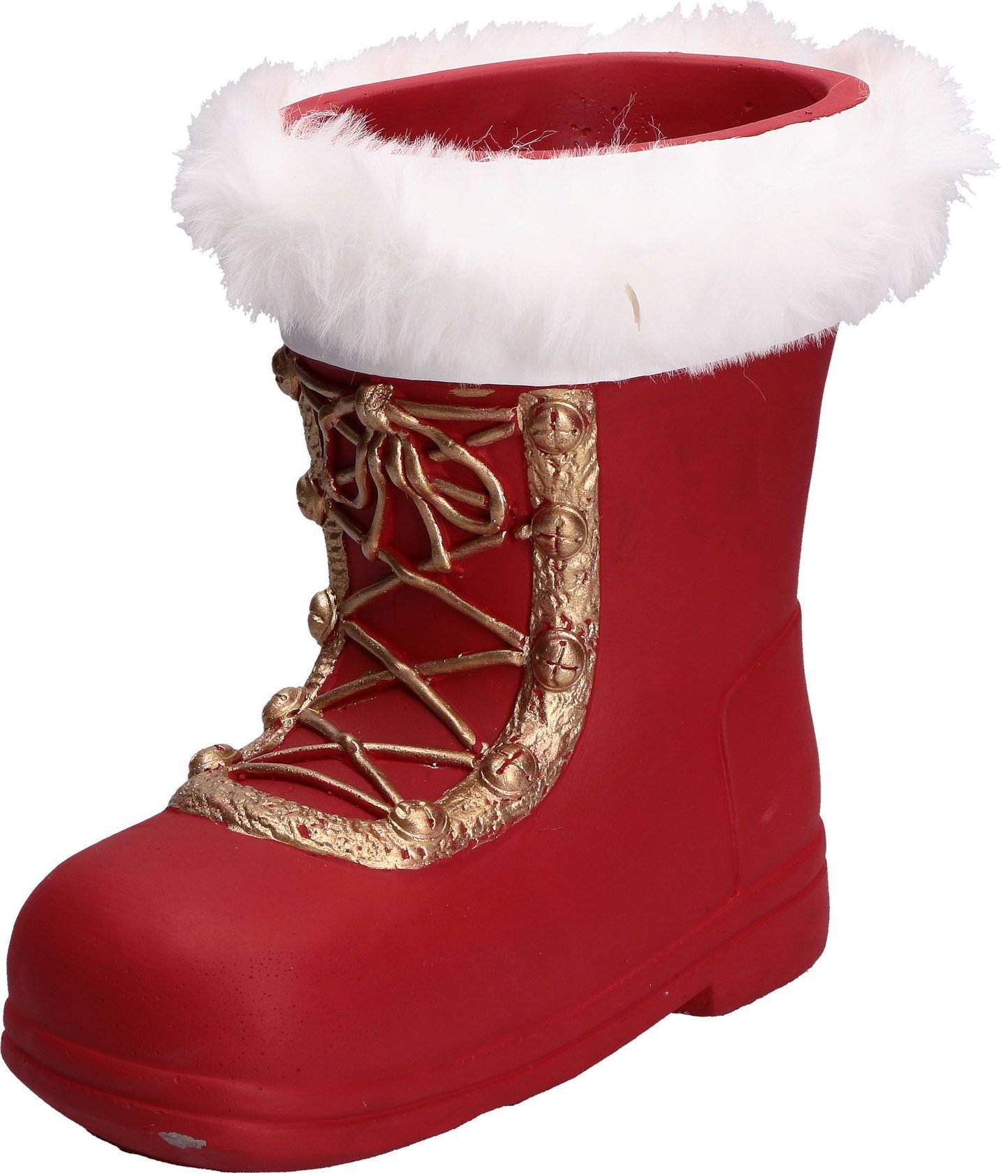 Dekoracja świąteczna NPC Polska Rituali Domestici Splomp Osłonka świąteczna na doniczkę but lewy