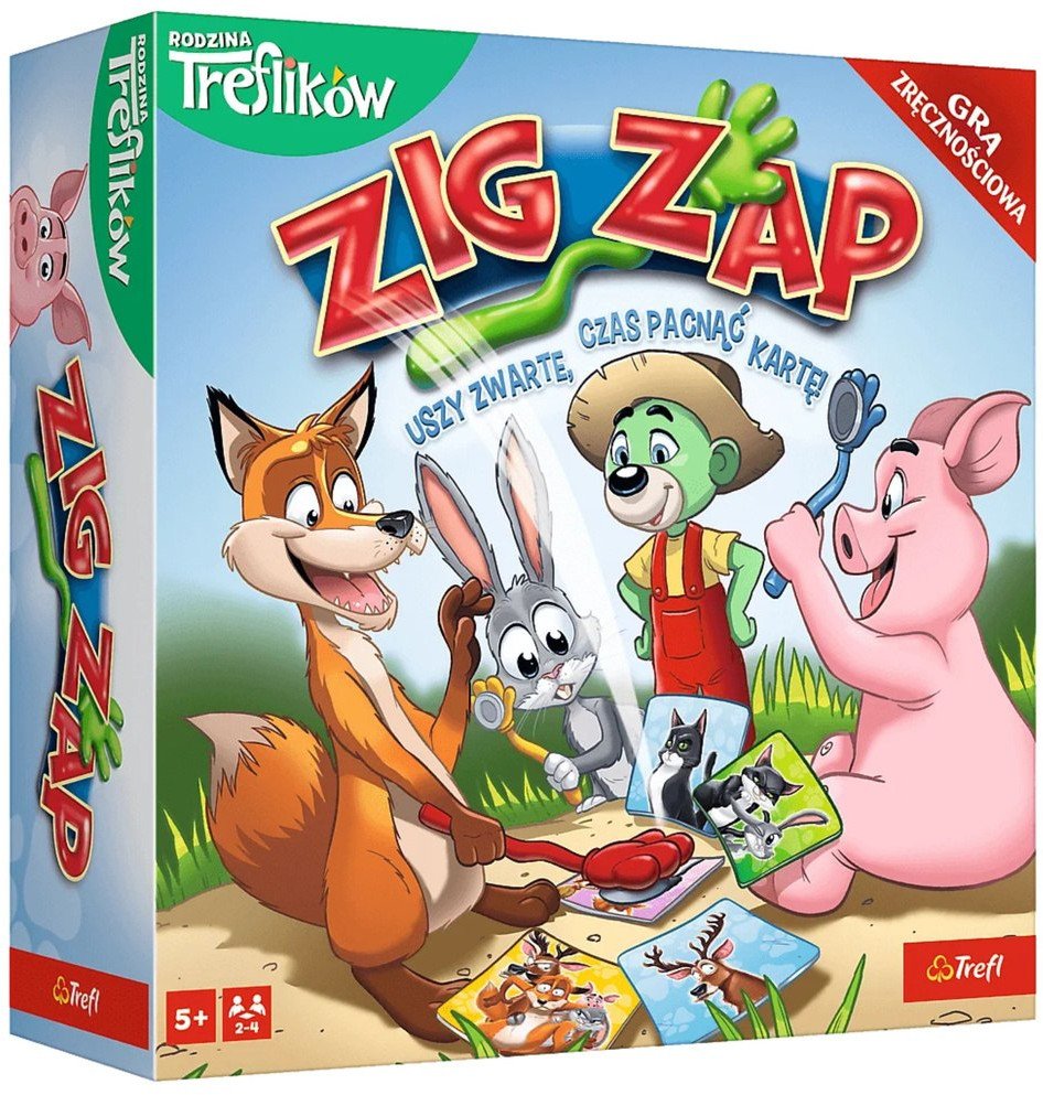 GRA - ZIG ZAP Rodzina Treflików Trefl 02821 Trefl Gry