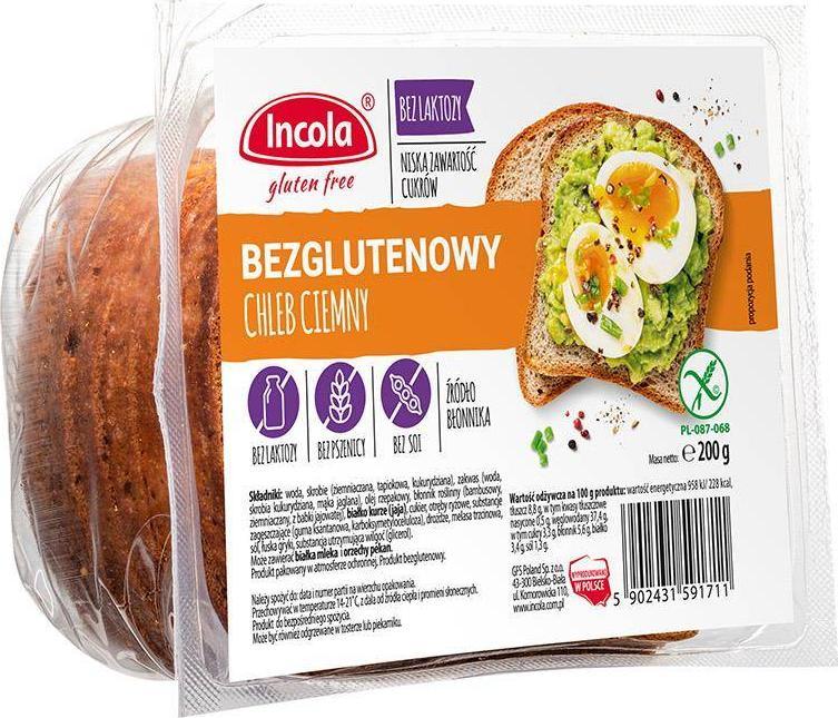 GFS Poland Chleb ciemny bezglutenowy 200 g