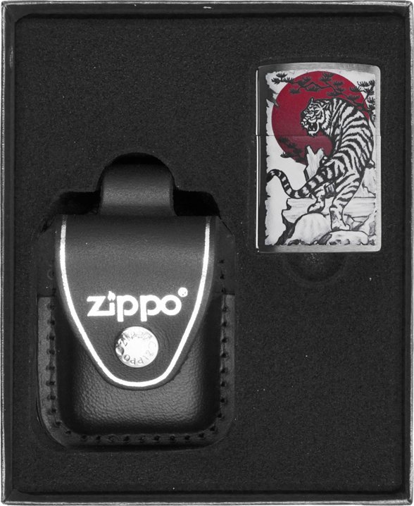 Zestaw ZIPPO Zapalniczka JAPAN TIGER Prezentowy No3