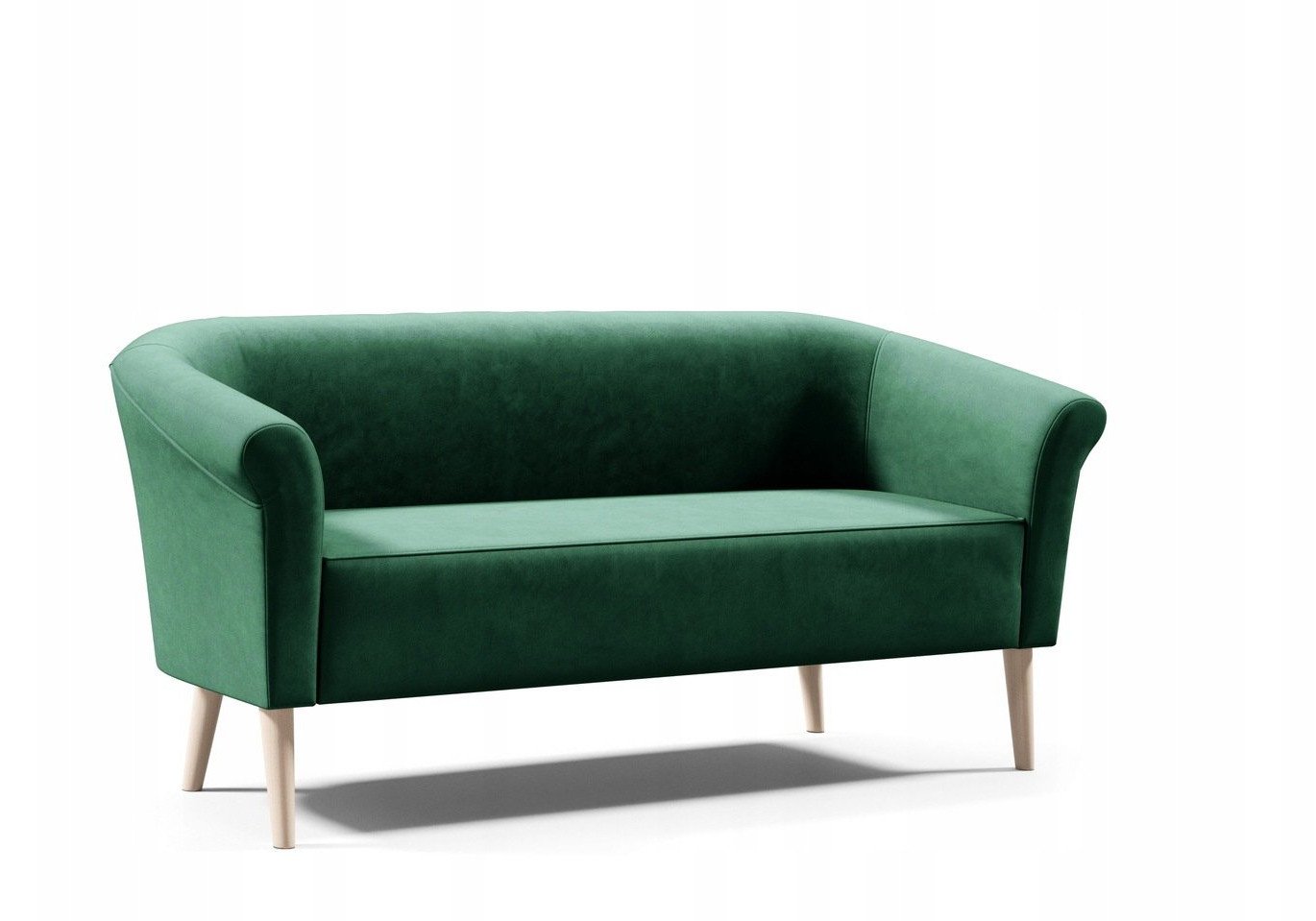 Sofa ESPERO styl skandynawski 3 osobowa welur monolith 37