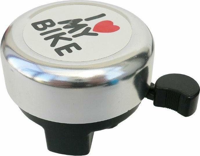 Carcommerce Dzwonek do roweru - My Bike - srebrny