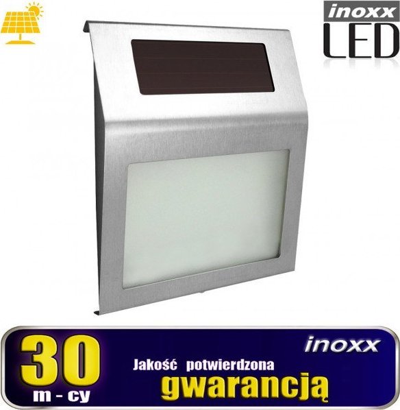 Nvox Lampa solarna led z podświetlanym numerem domu
