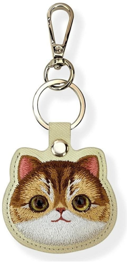 Etui na lokalizator / brelok Nimmy Big Eyed Pet 2.0 Cat khaki