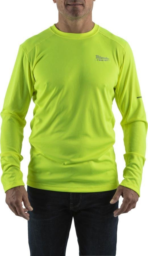 Milwaukee MILWAUKEE KOSZULKA ROBOCZA Z DŁUGIM RĘKAWEM LEKKA - ŻÓŁTA WWLSYL-L