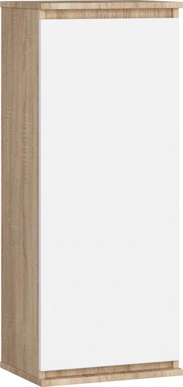 Fabryka Mebli Akord Witryna - Szafka wisząca W 40 cm CLP Sonoma / Biała