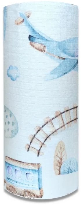 Pielucha tetra druk 70/80 Ciuchcia i tory 1 szt. 4885 Ega Kids