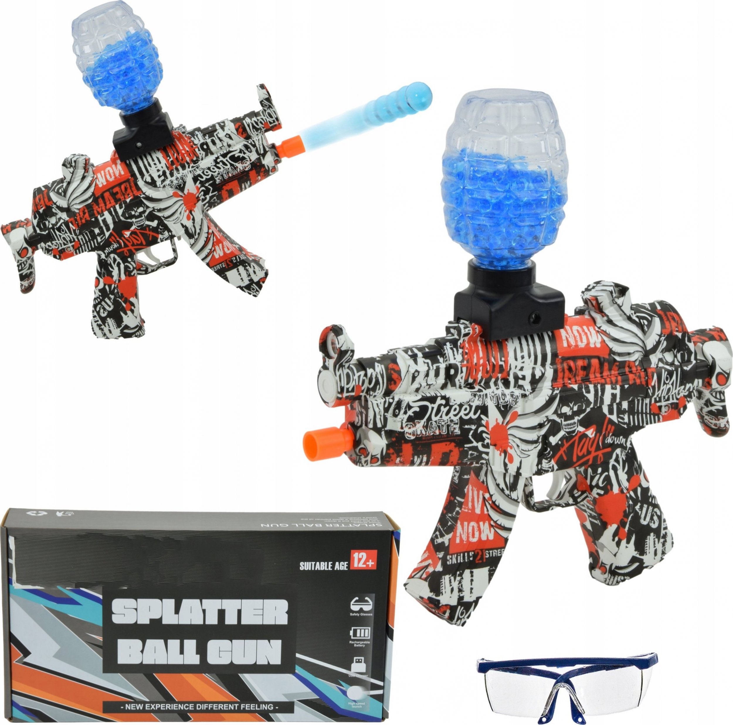 Skleplolki KARABIN PISTOLET AUTOMAT NA KULKI ŻELOWE MINI MP5