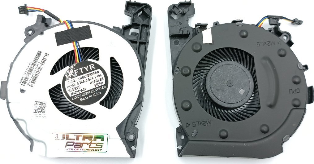 Wentylator Ultra Parts Wentylator HP PAVILION GAMING 15-CX0073NW 15-CX CX0049NR 15-CX0598NA L20334 TPN-C133 DFS501105PR0T FKK9 SPS-L20335-001 AT28B002