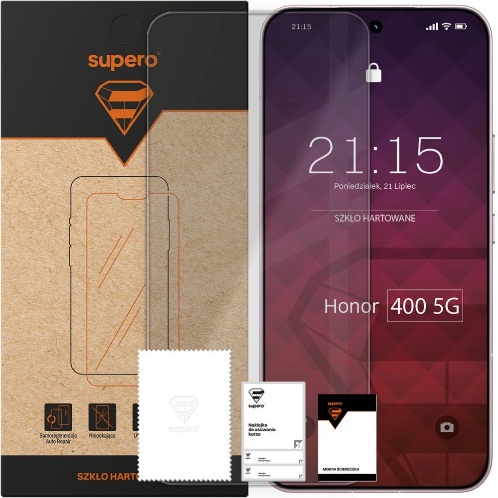Szkło hartowane do Honor 400 5G Supero