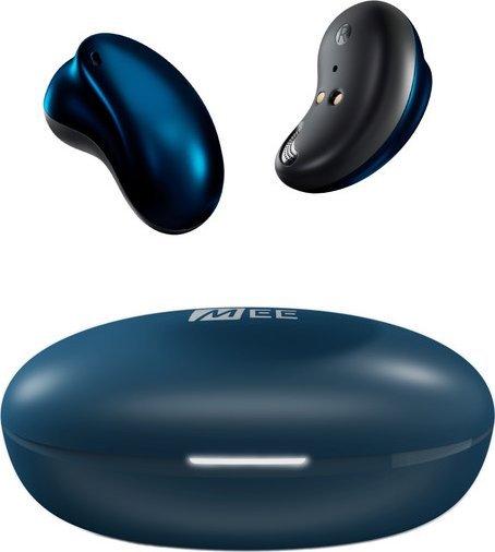 Słuchawki MEE audio Pebbles SĹuchawki bezprzewodowe true wireless z Bluetooth 5.3, wodoodporne z norma IPX4 (douszne) - Szafir