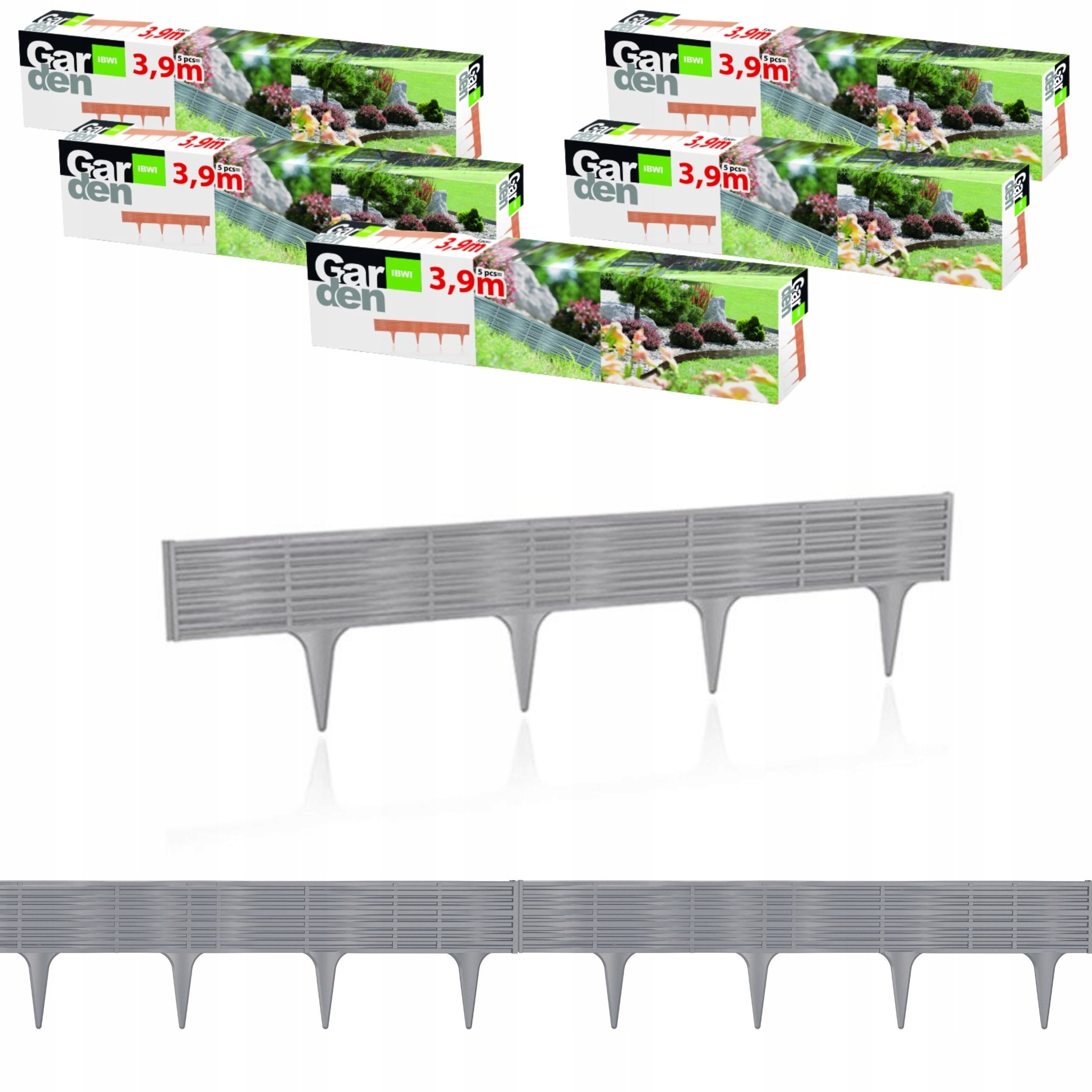 Płotek ogrodowy pleciona wiklina IBWI 19,5m Krawężnik Obrzeże