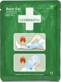 Cederroth Żel na oparzenia Cederroth Burn Gel Dressing, kompres 30x40 cm - na twarz
