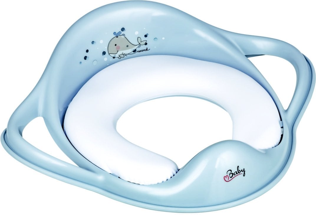 Maltex Nakładka miękka antypoślizgowa na sedes Wieloryb satynowy błękit (6130_35)