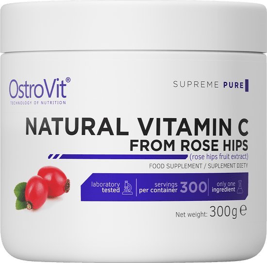 OstroVit OstroVit Naturalna Witamina C z Dzikiej Róży 300 g one size