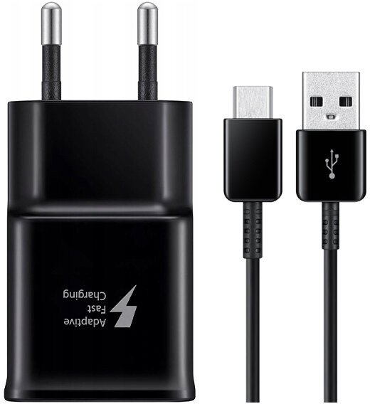 Ładowarka sieciowa 15W Samsung FastCharge EP-TA200 + kabel USB typ C ORYG