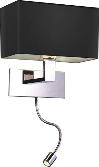 Kinkiet Azzardo Lampa ścienna czarna AZzardo MARTENS nad łóżko ledowa AZ1558