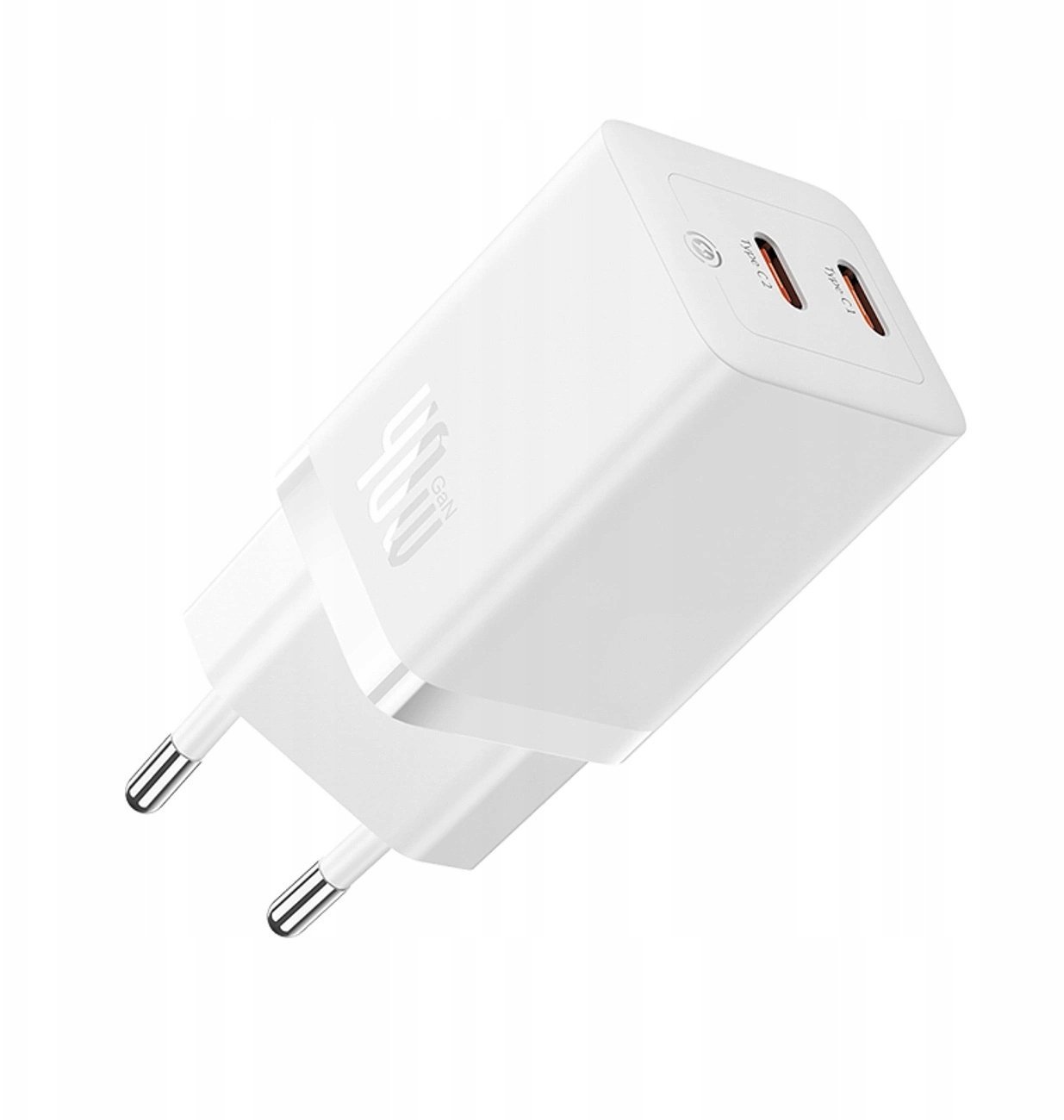 Ładowarka Baseus Ładowarka sieciowa GaN5 Pro 40W 2xUSB-C - biała