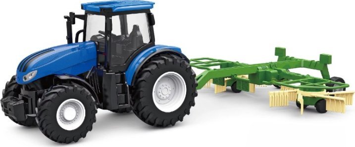 Amewi Amewi RC Traktor mit Kreiselschwader LiIon 500mAh blau/6+