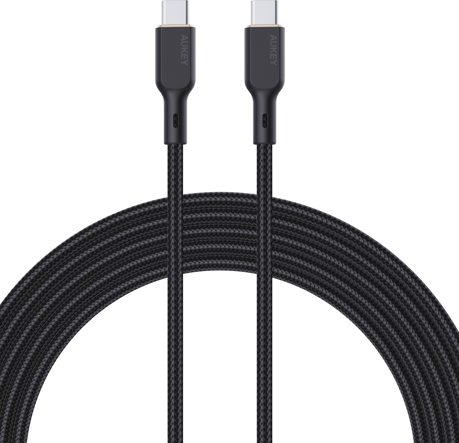 Kabel USB Aukey USB-C - USB-C 1.8 m Czarny (CB-KCC102 BK)