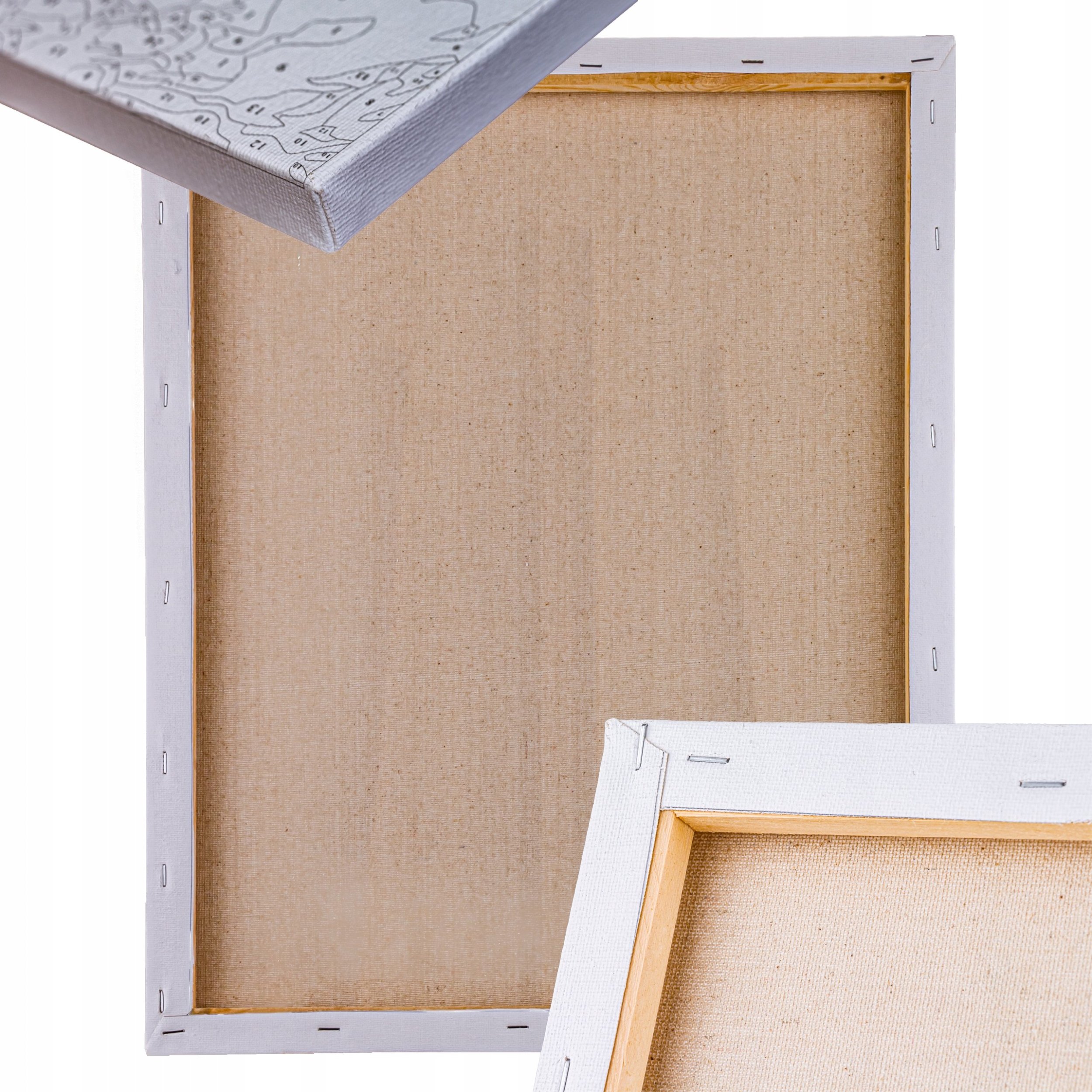 OBRAZ MALOWANIE PO NUMERACH RAMA 45x45cm SPACER W DESZCZU