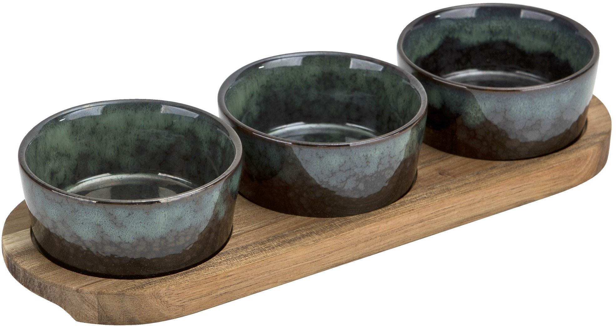 Miseczki na przekąski 3 szt. Excellent House brąz