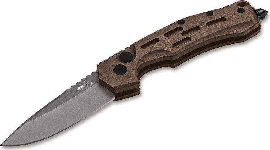 Boker Nóż Boker Plus Thunder Storm Auto Coyote AUS8 Brązowy uniwersalny