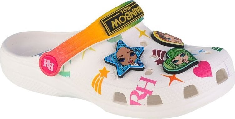 Crocs Crocs Classic Rainbow High Kids Clog 208117-90H białe 28/29