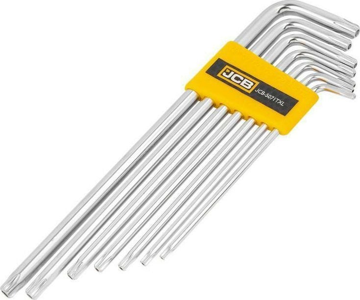 JCB JCB TORX 7szt. /B.DŁ. T10-T40 Z OTWOREM