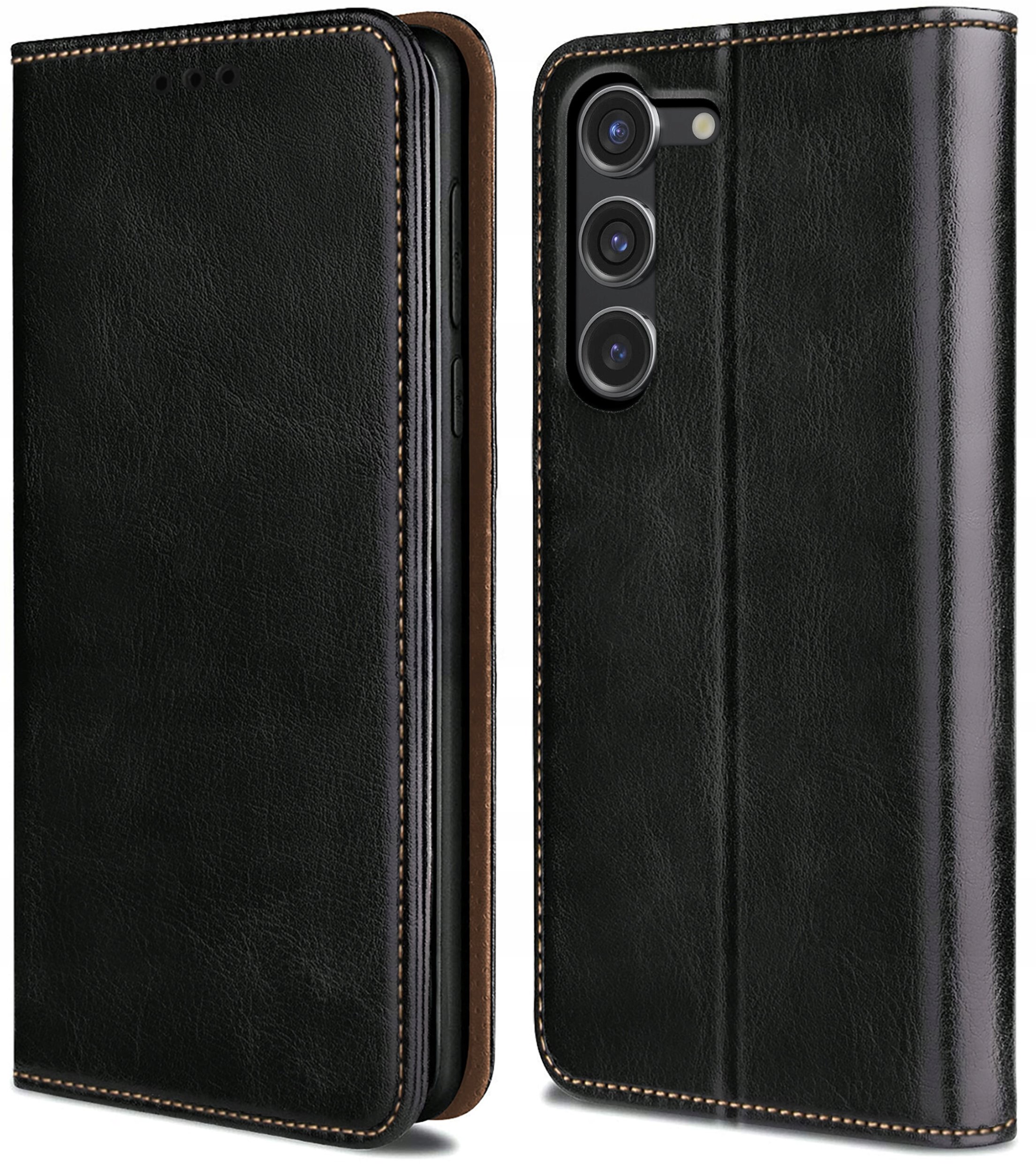 Etui do Samsung Galaxy A55 5G CASE SKÓRZANE PORTFEL + SZKŁO OCHRONNE 9H