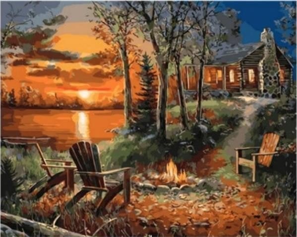 Norimpex Diamentowa mozaika Dom, ognisko 1006446